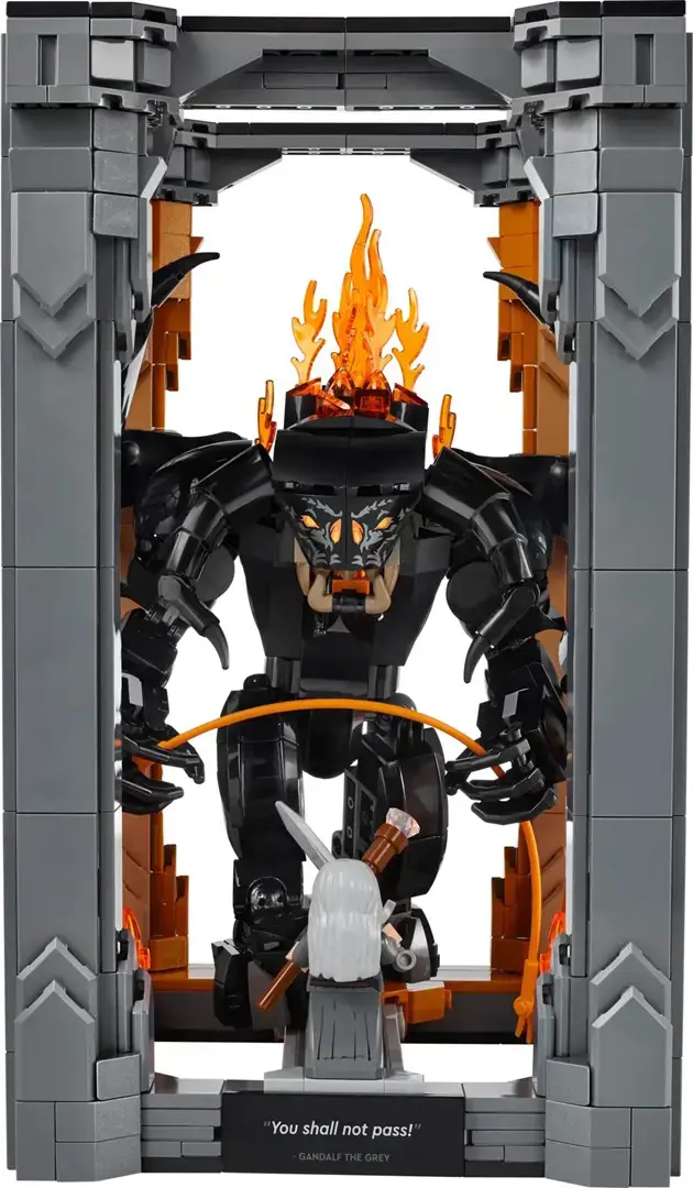 LEGO ICONS 10367 The Lord of the Rings: Balrog Book Nook