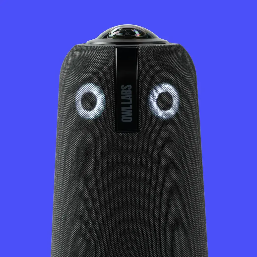 Owl Labs Meeting Owl 4+ 360-Degree, 4K Smart Video Conference Camera, Microphone and Speaker (Automatic Speaker Focus, Smart Zooming and Noise Equalising), Group video conferencing system, CMOS, 4K Ultra HD, 30 fps, Charcoal