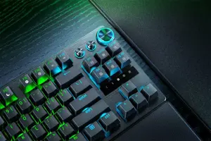 "Razer Huntsman V3 Pro" be klaviatūros žaidimų klaviatūra Laidinė JAV juoda analoginė optinė