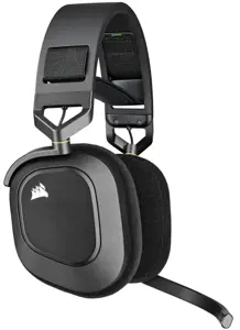 CORSAIR HS80 RGB belaidės ausinės Carbon