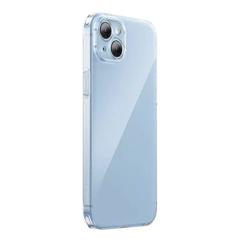 Permatomas dėklas ir grūdinto stiklo rinkinys "Baseus Corning", skirtas "iPhone 14 Plus