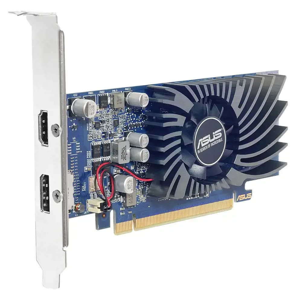 Vaizdo plokštė ASUS GeForce GT 1030 2 GB, GDDR5, 64 bitai, 90YV0AT2-M0NA00