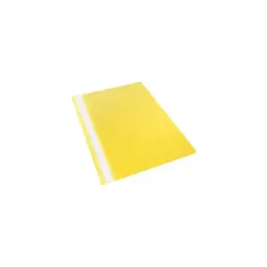 Segtuvėlis skaidriu viršeliu Forpus Premium, A4+, geltonas