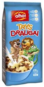 Sausi pusryčiai TRYS DRAUGAI, 175 g