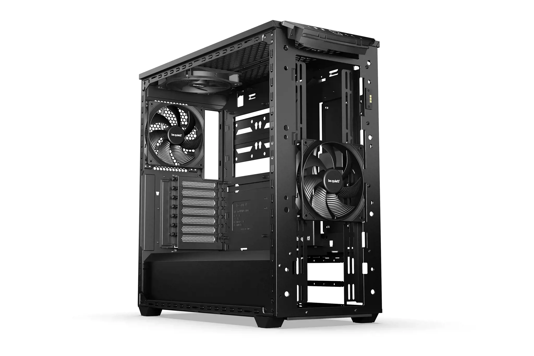 Būkite tylūs! Shadow Base 800 DX Black, Midi Tower, Kompiuteris, Juoda, ATX, EATX, micro ATX, Mini-ITX, Akrilonitrilo butadieno stirenas (ABS), Plienas, Grūdintas stiklas, Multi