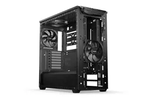 Būkite tylūs! Shadow Base 800 DX Black, Midi Tower, Kompiuteris, Juoda, ATX, EATX, micro ATX, Mini-ITX, Akrilonitrilo butadieno stirenas (ABS), Plienas, Grūdintas stiklas, Multi