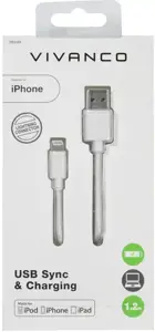 "Vivanco" laidas "Lightning" - USB 1,2 m (36299)