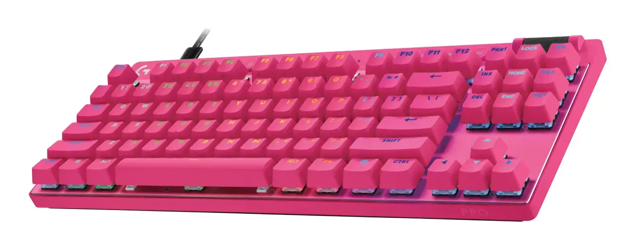 Logitech Keyboard G Pro X Rapid TKL Magenta