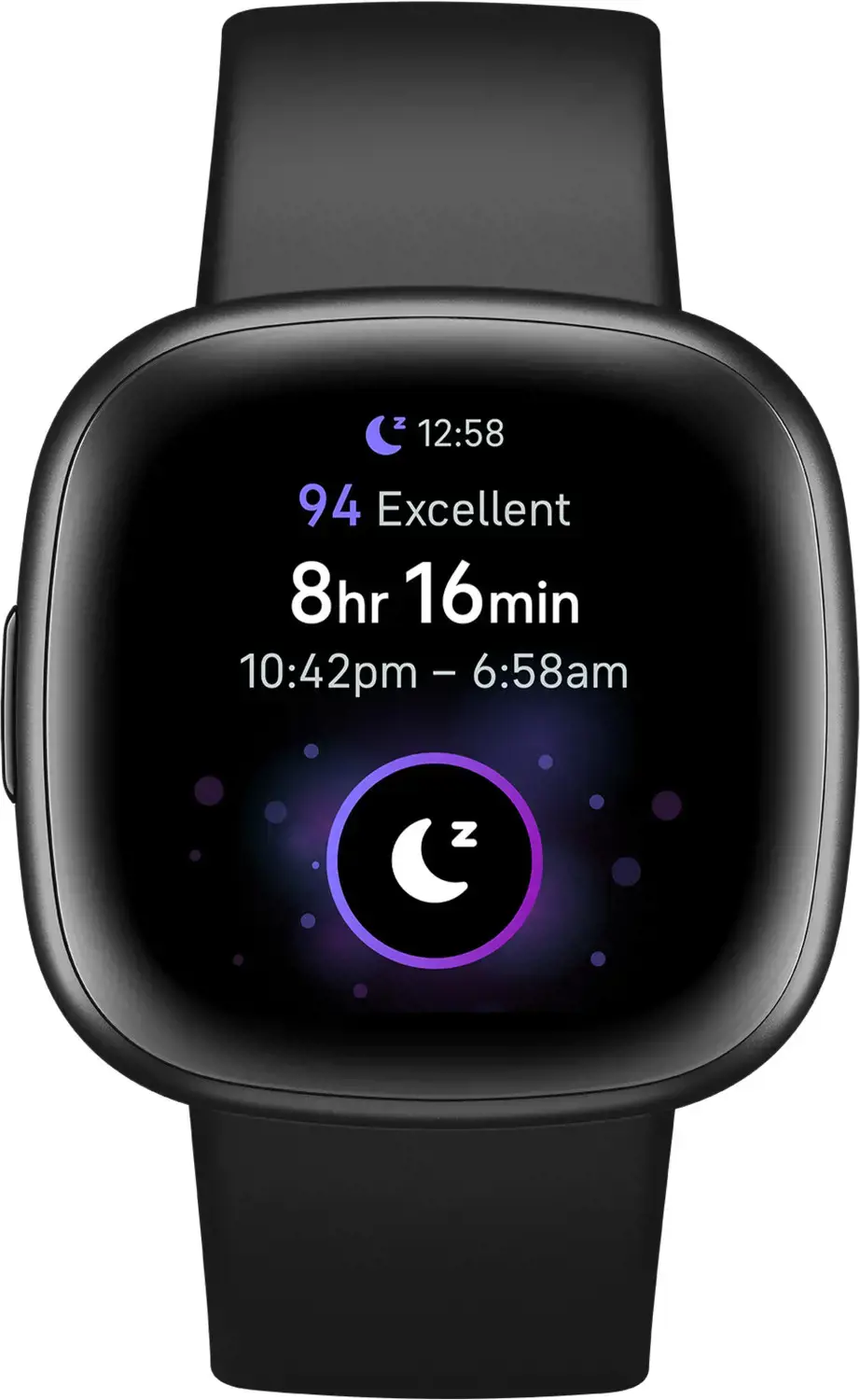 "Fitbit Versa 4", juoda/grafitinė