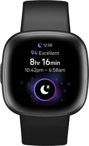 "Fitbit Versa 4", juoda/grafitinė