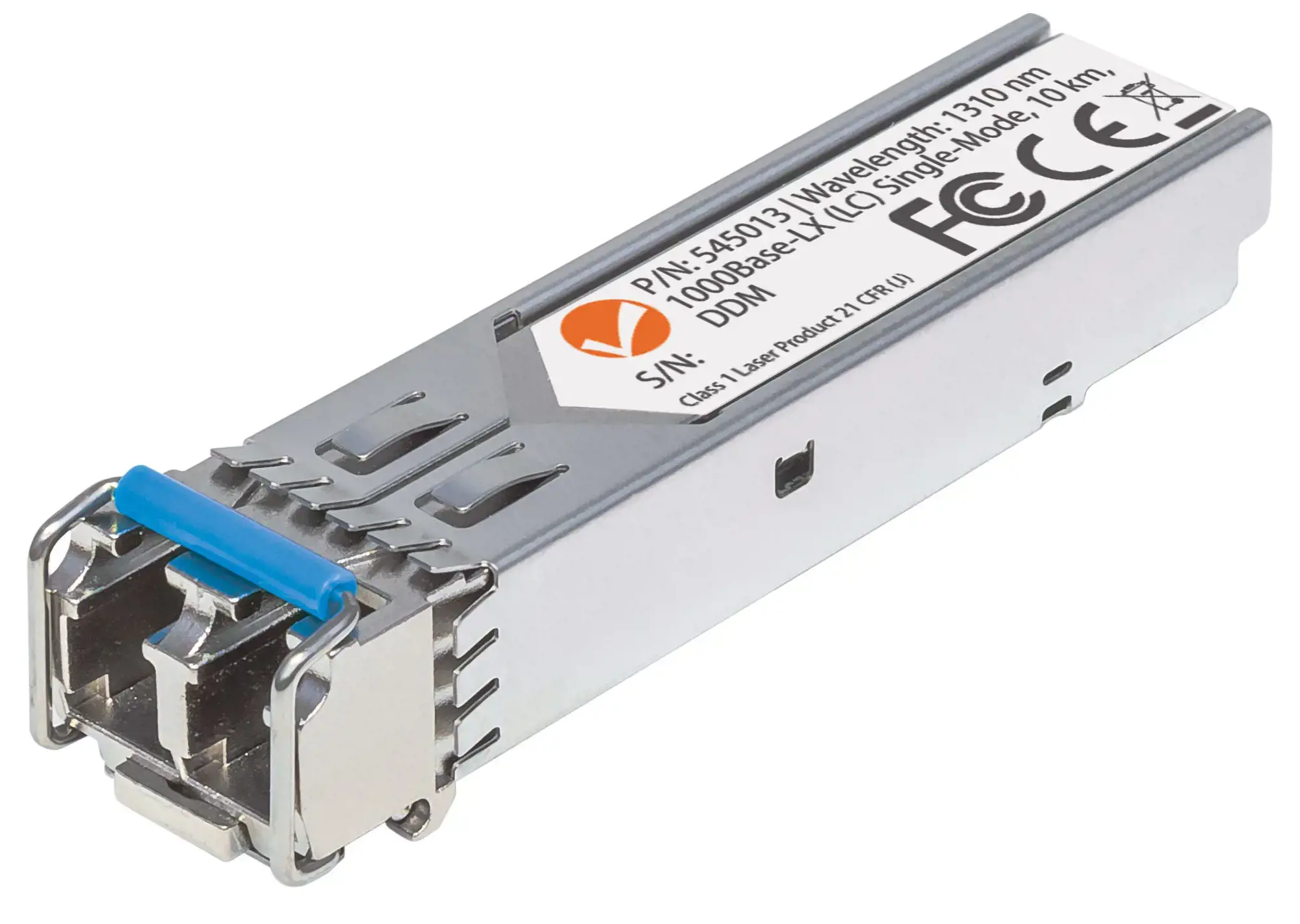 INTELLINET Gigabit SFP Mini-GBIC siųstuvas 1000Base-LX (LC) Vienmodis prievadas Atstumas 10 km Bangos ilgis 1310 nm
