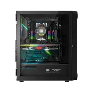 Logic PORTOS ARGB MINIDI USB 3.0 korpusas Juodas