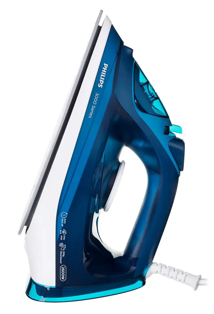 "Philips" 3000 serijos DST3040/70, Garinis lygintuvas, Keraminis padas, 1,9 m, 200 g/min, mėlynas, 40 g/min