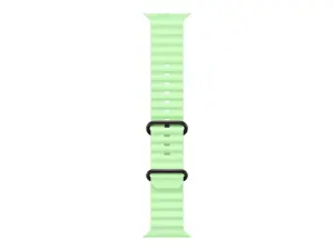 Apple | 49mm Neon Green Ocean Band - Black Titanium Finish