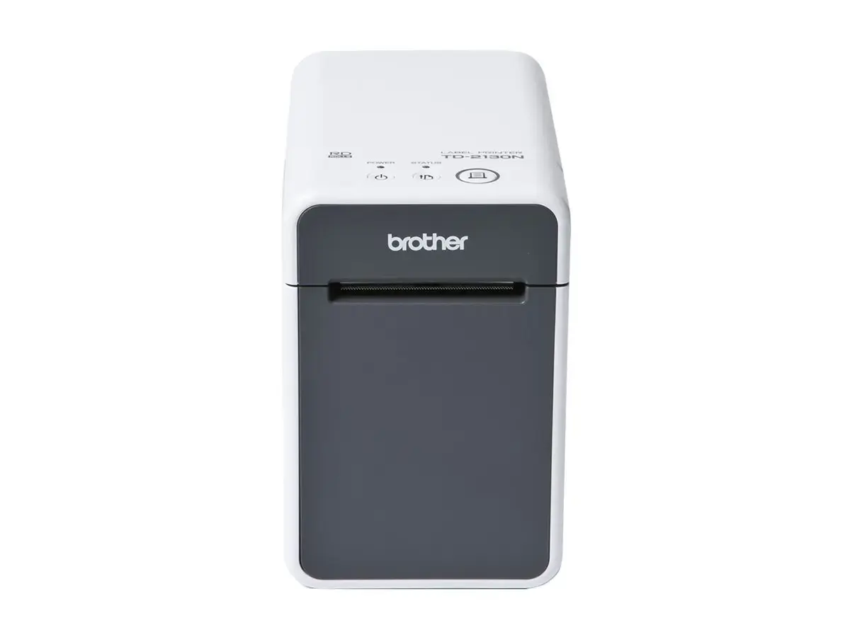 Brother TD-2135N, tiesioginio terminio spausdinimo, 300 x 300 DPI, 152,4 mm/s, laidinis ir belaidis, pilkas, baltas