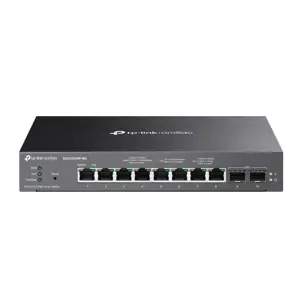TP-Link Omada 8-Port 2.5GBASE-T and 2-Port 10GE SFP+ Smart Switch with 8-Port PoE+, Managed, L2/L2+…