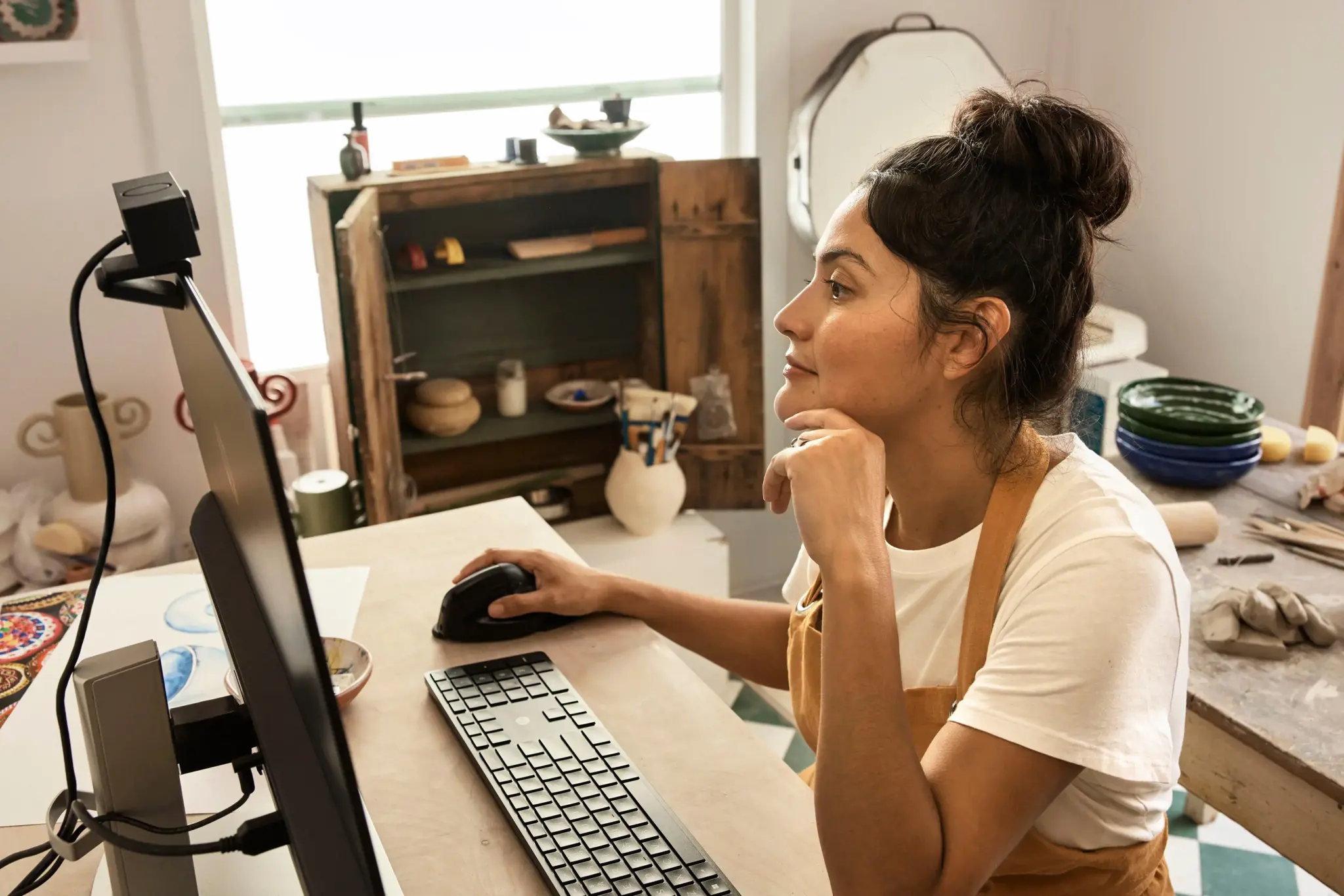 HP 620 FHD interneto kamera, 4 MP, 1920 x 1080 taškų, "Full HD", 60 kadrų per sekundę, 720p, 1080p, 5x