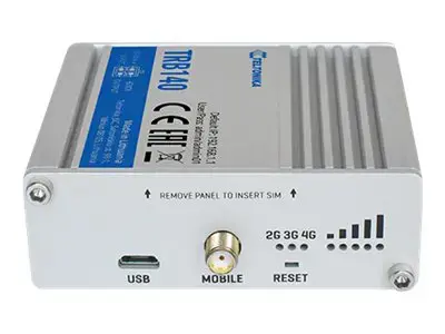 TELTONIKA TRB140 LTE/4G kompaktiški pramoniniai vartai