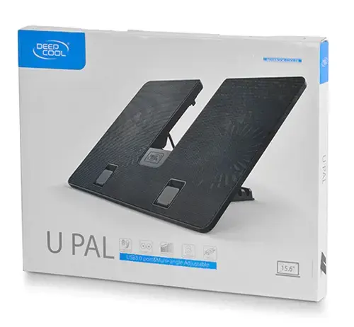 "DeepCool U PAL", 39,6 cm (15,6"), 2 vnt., 14 cm, 1,5 cm, 14 cm, 1,5 cm