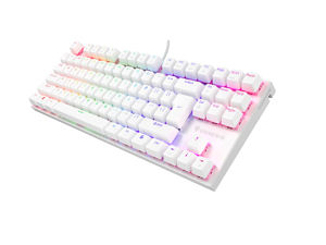 Genesis | THOR 303 | Mechanical Gaming Keyboard | Wired | US | Outemu Peach Silent | White