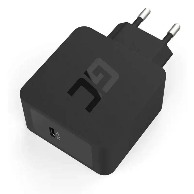 Žalias USB-C 18W PD įkroviklis, skirtas "Samsung Galaxy S8 S8+ S9 S9+ Note 8", "iPhone X / 8 / 8 Plus", "Nintendo Switch" ir kt.