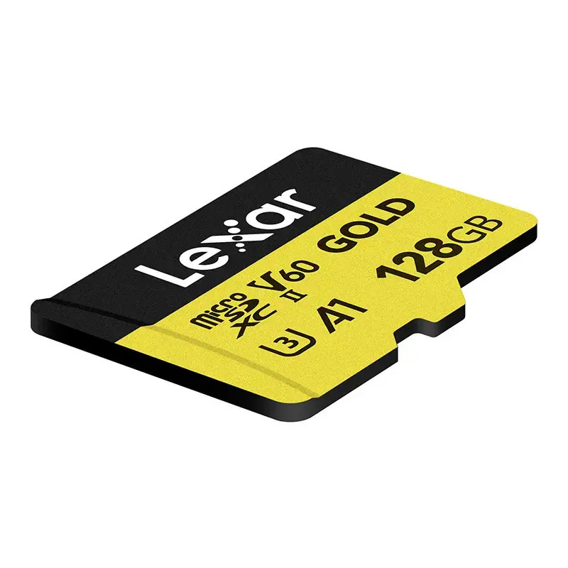 Lexar memory card microSDXC 128GB Gold UHS-II V60 A1