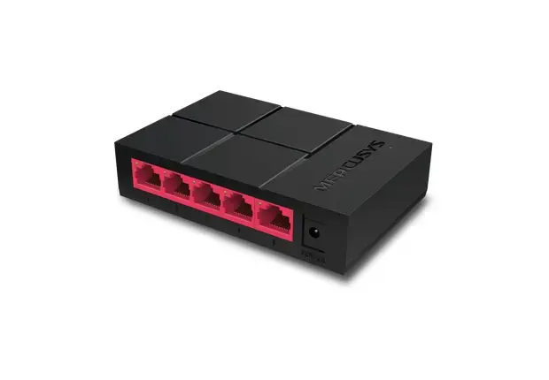 Šakotuvas Mercusys Switch MS105G Unmanaged, Desktop, Power supply type External