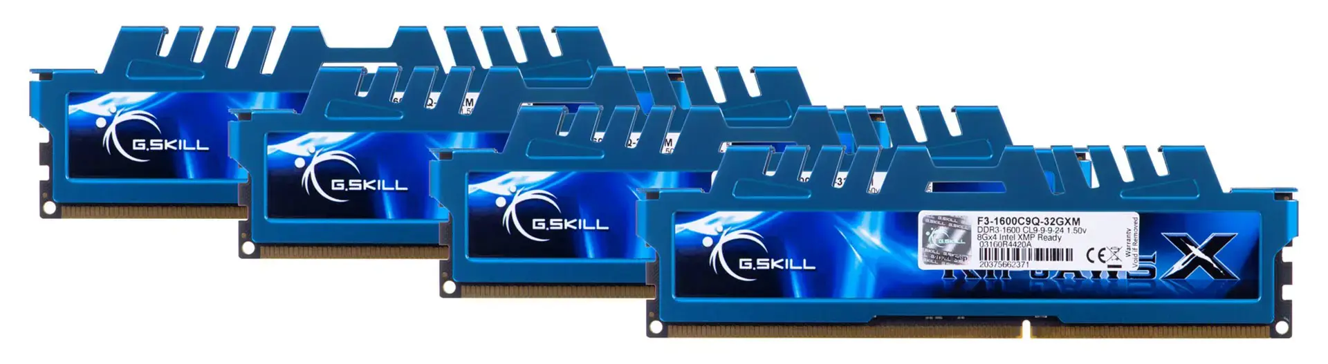 G.Skill 32GB PC3-12800 Kit atminties modulis DDR3 1600 MHz