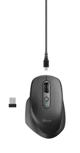 "Trust Ozaa", dešinės rankos, optinis, RF belaidis, 2400 DPI, juodas