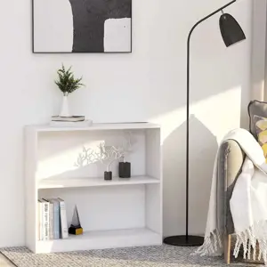 Knygų spinta, baltos spalvos, 80x24x75cm, apdirbta mediena