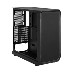 Fractal Design Focus 2 Black TG Clear Tint, Midi Tower, Maitinimo šaltinis pridedamas Ne