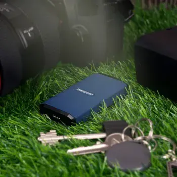 Išorinis SSD diskas TRANSCEND ESD410C 1TB USB-C 3D NAND Įrašymo greitis 2000 MBajtų/sek Skaitymo greitis 2000 MBajtų/sek TS1TESD410C