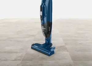 "Bosch Serie 2" BBHF216, be maišelio, mėlynas, sausas, cikloninis, plikos grindys, kilimas, kietos grindys, įkrovimas