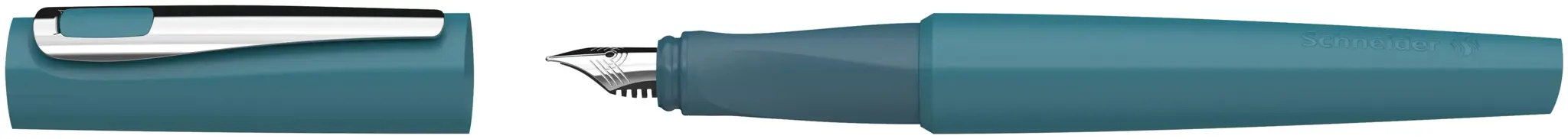 Plunksnakotis SCHNEIDER Tomo M, plastikinis, matinis žalsvos korpusas, tinka dešiniarankiams ir kairiarankiams