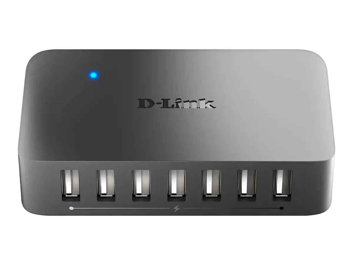 D-Link DUB-H7, USB 2.0 Type-B, USB 2.0, 480 Mbps, juoda, FCC, CE, C-Tick, VCCI, IC, RoHS, 5 V