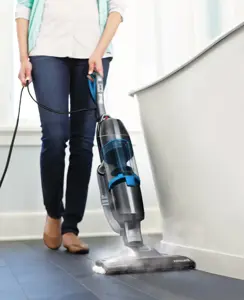 Bissell All-in-one Vacuum and Steam Mop | Vac & Steam | Power 1600 W | Water tank capacity 0.4 L | Titanium/Bossanova Blue