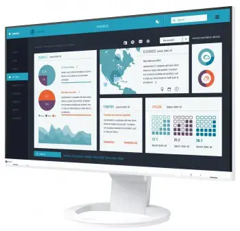 EIZO EV2490EN 23.8" IPS 16:9 1920X1080 USB-C/70W RJ45 KVM (WHITE)