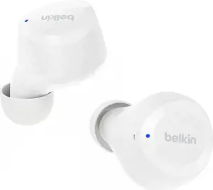 "Belkin SoundForm Bolt", belaidės, skambučiai / muzika / sportas / kasdien, ausinės, baltos spalvos