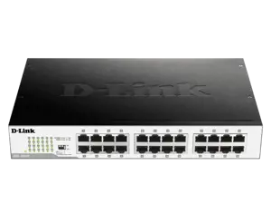 D-Link Switch DGS-1024D Unmanaged, Desktop, 1 Gbps (RJ-45) ports quantity 24, Power supply type Int…