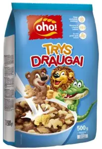 Sausi pusryčiai "OHO!" Trys draugai, 500g