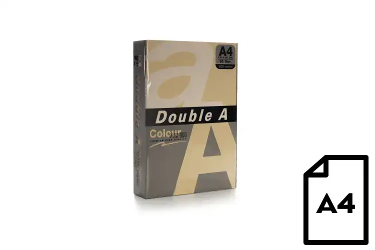Spalvotas popierius Double A, 80g, A4, 500 lapų, Old Rose