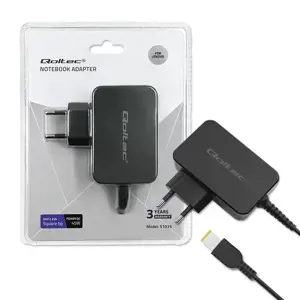 QOLTEC 51035 Maitinimo adapteris "Lenovo" 45W 20V 2,25A "SlimTip" kaiščiui