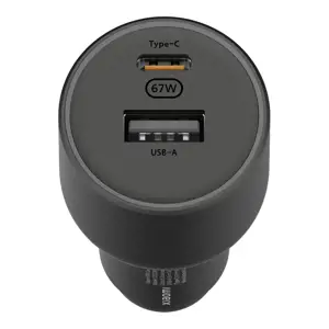 XIAOMI 67W automobilinis įkroviklis USB-A + C tipo
