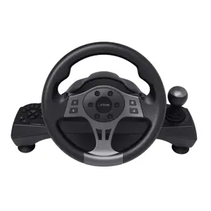 Trust GXT 289 Movi Black USB Steering wheel + Pedals Nintendo Switch, PlayStation 4, Xbox One S, Xbox One X, Xbox Series S, Xbox Series X