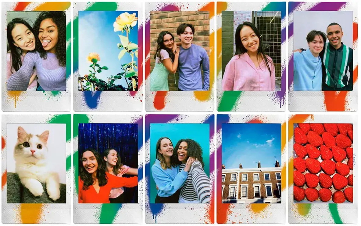 FOTO PLOKŠTELĖS FUJIFILM INSTAX MINI SPRAY ART 10 PL.