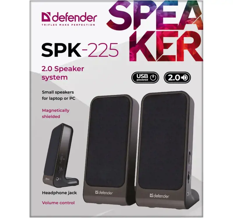 DEFENDER GARSIAKALBIAI SPK-225 4W 2.0 USB 65220