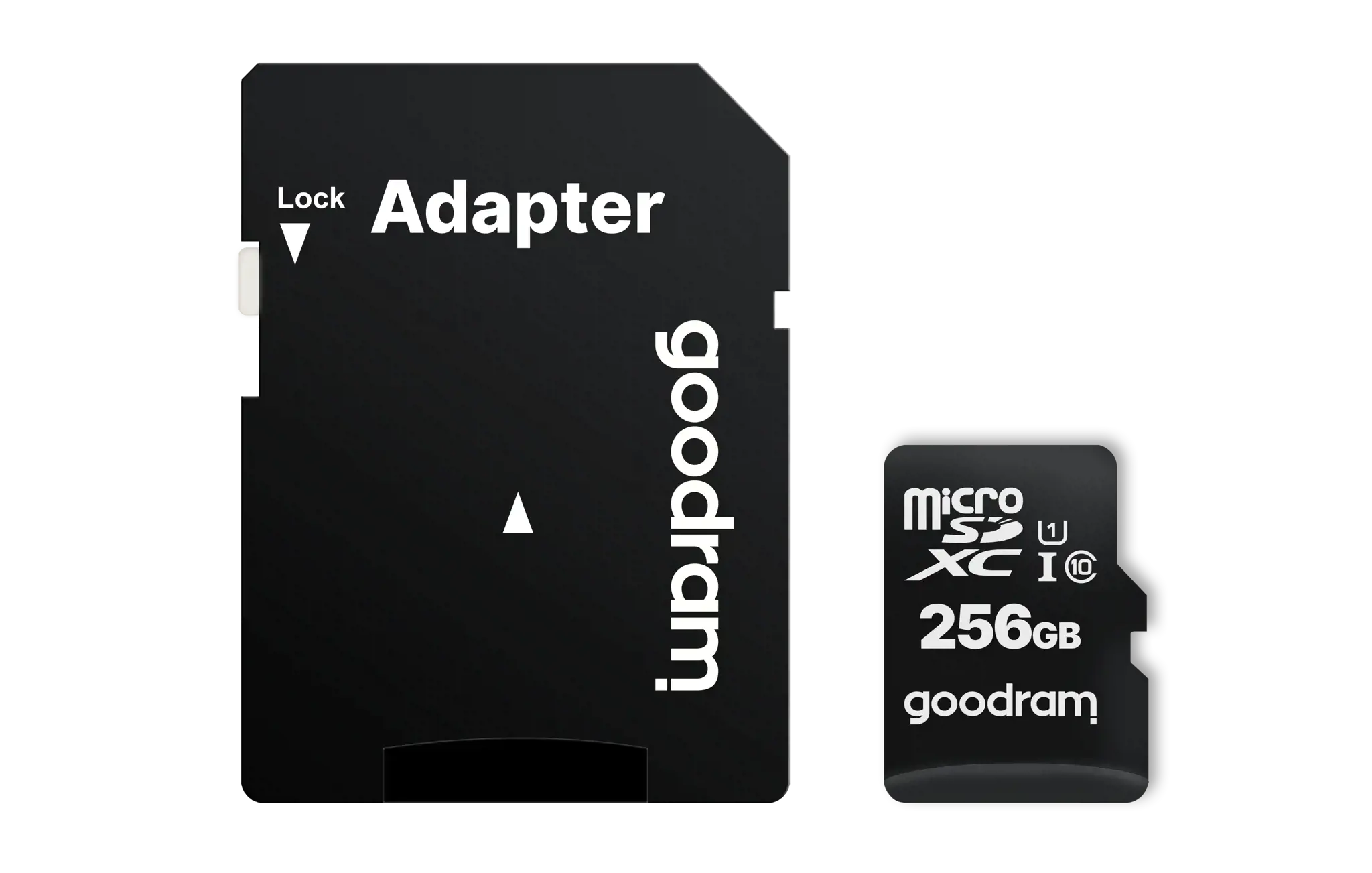 "Goodram M1AA", 256 GB, "MicroSDXC", 10 klasė, UHS-I, 100 MB/s, 10 MB/s