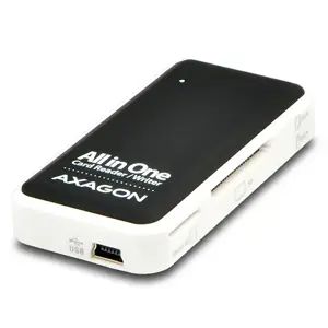 AXAGON CRE-X1 išorinis mini kortelių skaitytuvas su 5 lizdais ALL-IN-ONE