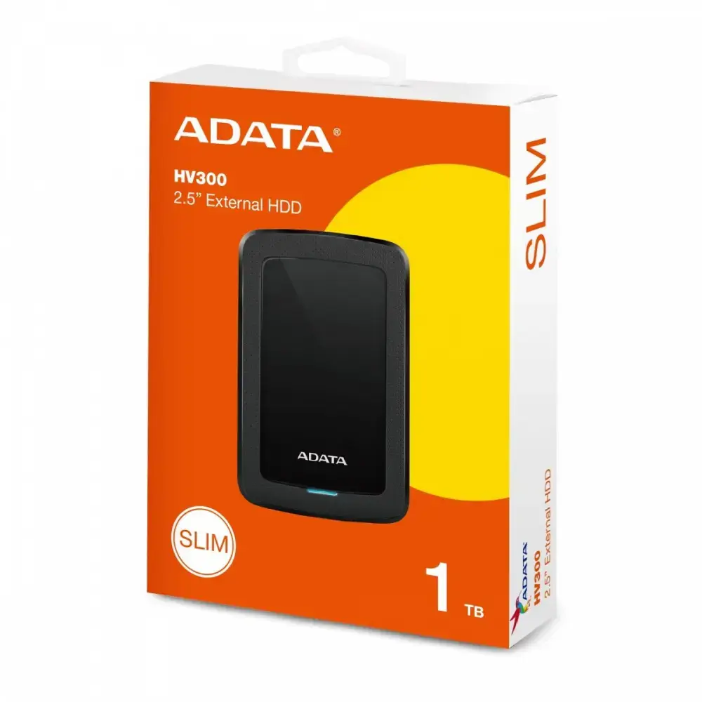 ADATA HV300 1TB USB3.1 kietasis diskas 2.5i Black