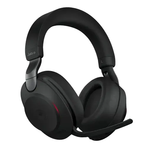 "Jabra Evolve2 85 - Link380a MS Stereo, juoda, laidinis ir belaidis ryšys, biuras / skambučių centras, 20 - 20000 Hz, 286 g, ausinės, juoda